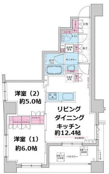 東京都世田谷区三軒茶屋２ 三軒茶屋駅 2LDK マンション 賃貸物件詳細