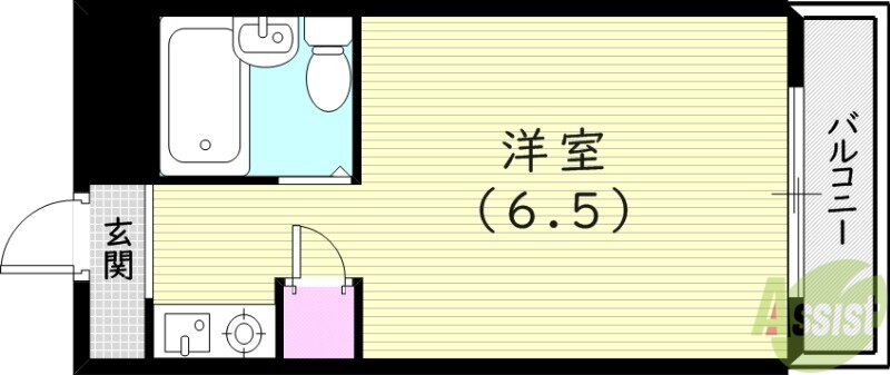兵庫県尼崎市武庫之荘１ 武庫之荘駅 1K マンション 賃貸物件詳細