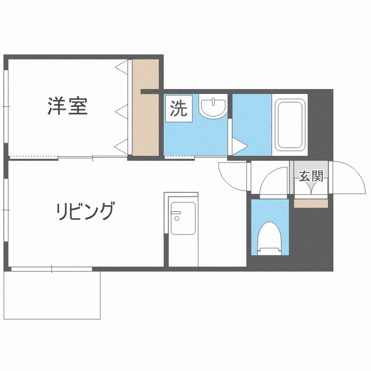 北海道札幌市豊平区平岸四条２ 豊平公園駅 1LDK マンション 賃貸物件詳細