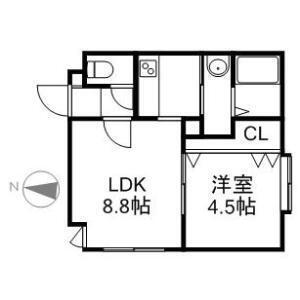 北海道札幌市中央区南八条西１０ 中島公園駅 1DK アパート 賃貸物件詳細