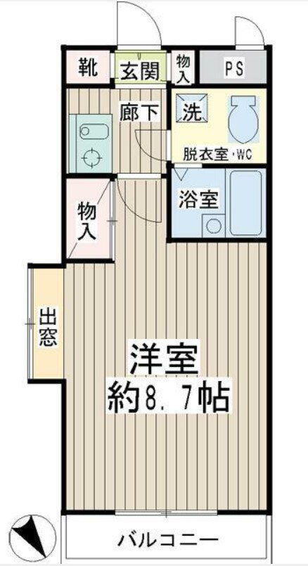 神奈川県川崎市川崎区下並木 川崎駅 1K マンション 賃貸物件詳細