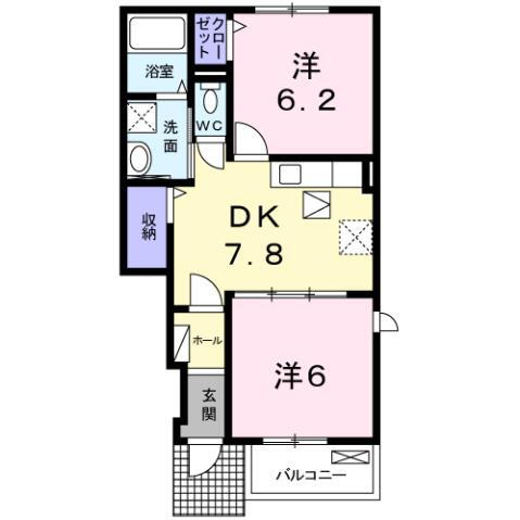 鹿児島県霧島市国分下井 国分駅 2DK アパート 賃貸物件詳細