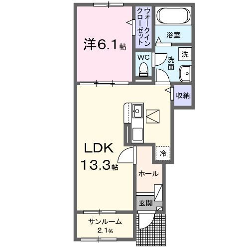 愛知県西尾市巨海町佐円 西尾駅 1LDK アパート 賃貸物件詳細