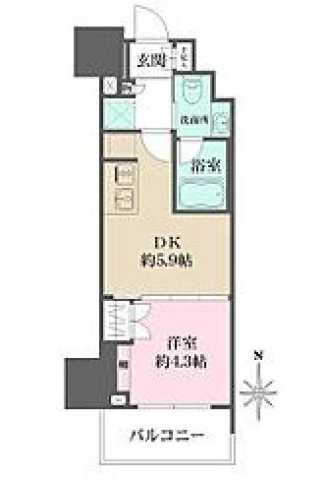 東京都台東区元浅草２ 稲荷町駅 1DK マンション 賃貸物件詳細