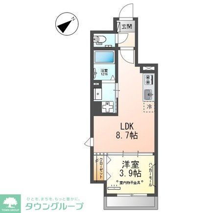 （仮称）市川２丁目新築マンション 2階 1LDK 賃貸物件詳細