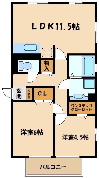 神奈川県横浜市青葉区あかね台１ 恩田駅 2LDK アパート 賃貸物件詳細