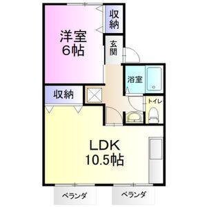 栃木県宇都宮市簗瀬４ 宇都宮駅 1LDK アパート 賃貸物件詳細