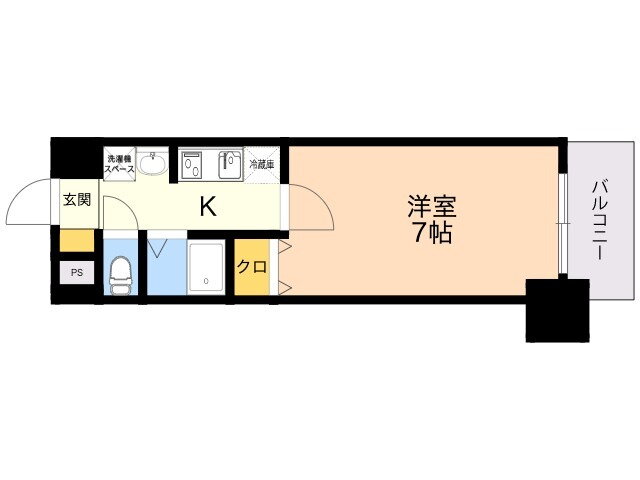 福岡県福岡市博多区博多駅前３ 博多駅 1K マンション 賃貸物件詳細