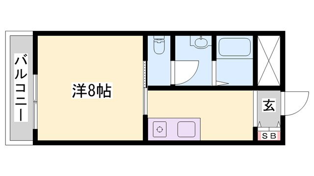 兵庫県西脇市野村町 西脇市駅 1K マンション 賃貸物件詳細