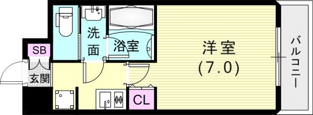 兵庫県神戸市兵庫区湊町１ 神戸駅 1K マンション 賃貸物件詳細