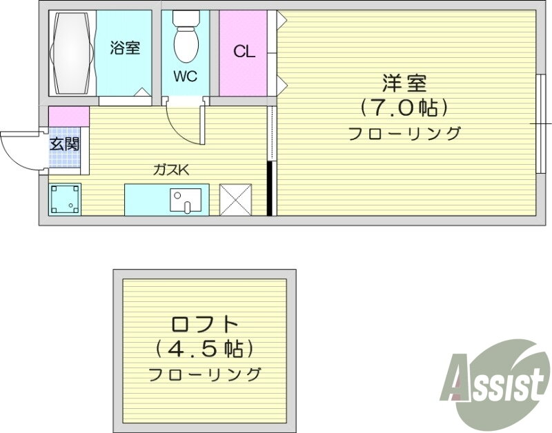 宮城県仙台市宮城野区福室字弁当二番 陸前高砂駅 1K アパート 賃貸物件詳細
