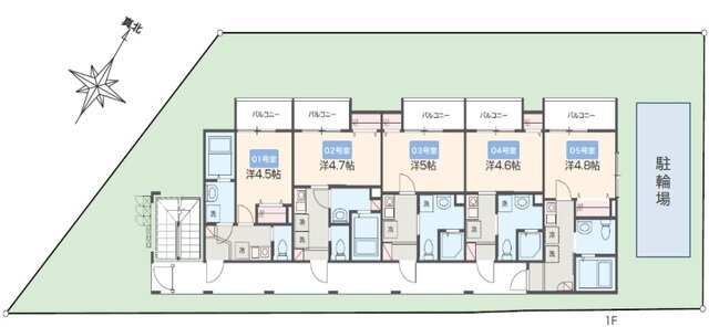 ＭＥＬＤＩＡ小川 1階 1K 賃貸物件詳細
