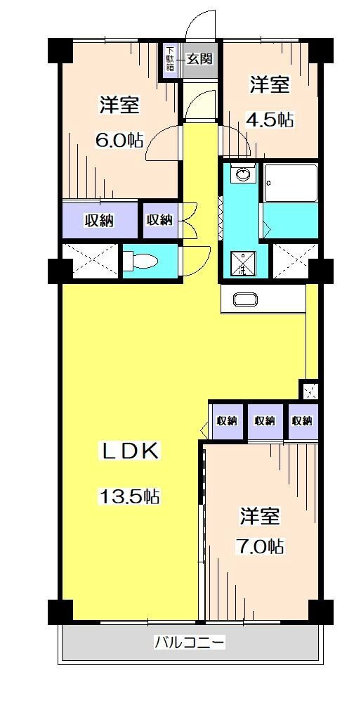 埼玉県狭山市入間川２ 狭山市駅 3LDK マンション 賃貸物件詳細
