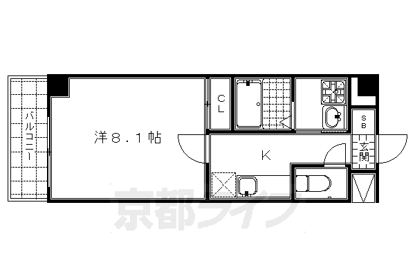 京都府京都市東山区今熊野宝蔵町 東福寺駅 1K マンション 賃貸物件詳細