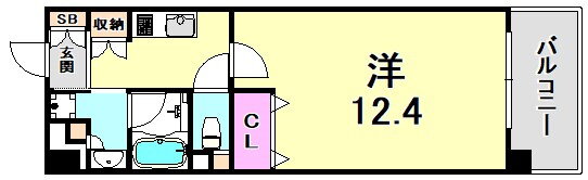 ＫＡＩＳＥＩ新神戸 3階 1K 賃貸物件詳細