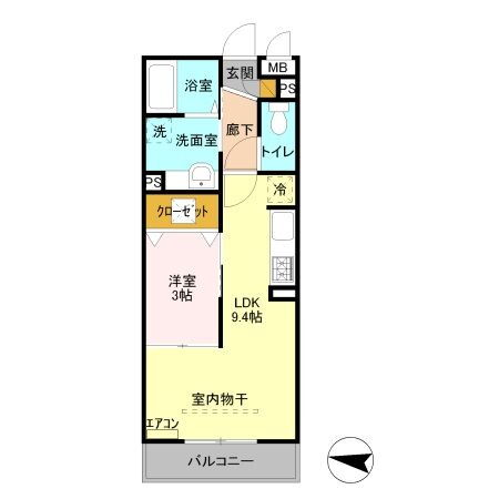 埼玉県越谷市レイクタウン６ 越谷レイクタウン駅 1LDK アパート 賃貸物件詳細