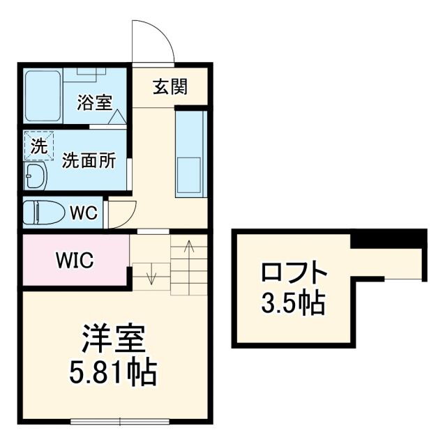 静岡県浜松市中央区野口町 八幡駅 1K アパート 賃貸物件詳細