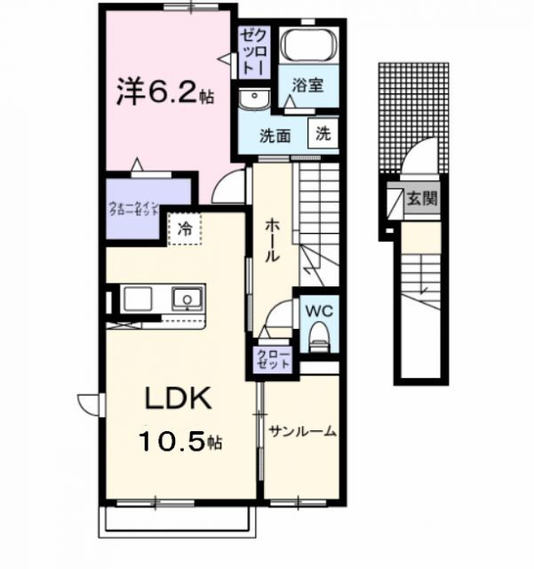 福岡県糸島市前原駅南１ 筑前前原駅 1LDK アパート 賃貸物件詳細