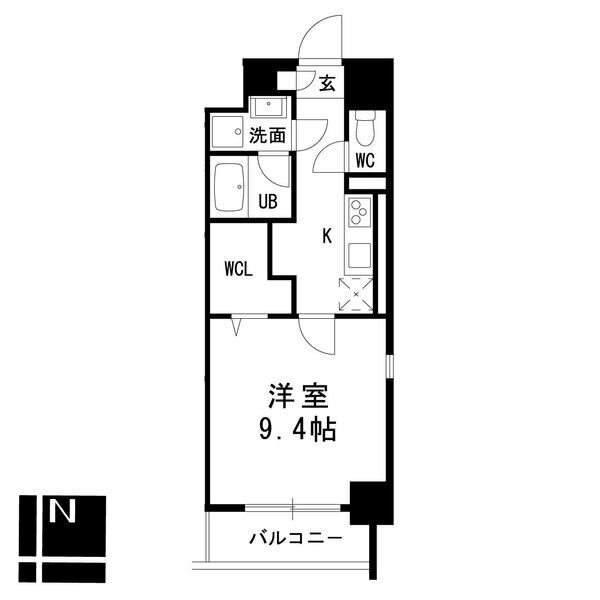 愛知県名古屋市西区菊井１ 浅間町駅 1K マンション 賃貸物件詳細