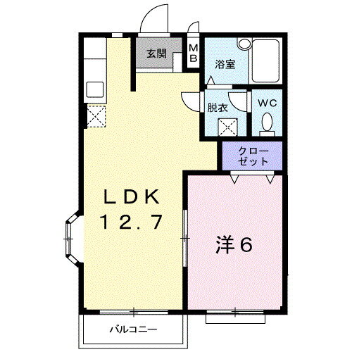 栃木県宇都宮市西川田町 江曽島駅 1LDK アパート 賃貸物件詳細