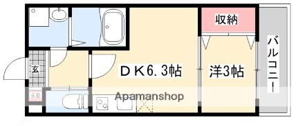 大阪府枚方市渚本町 御殿山駅 1DK アパート 賃貸物件詳細