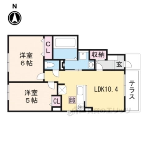 京都府綾部市井倉町樋ノ元 綾部駅 2LDK アパート 賃貸物件詳細