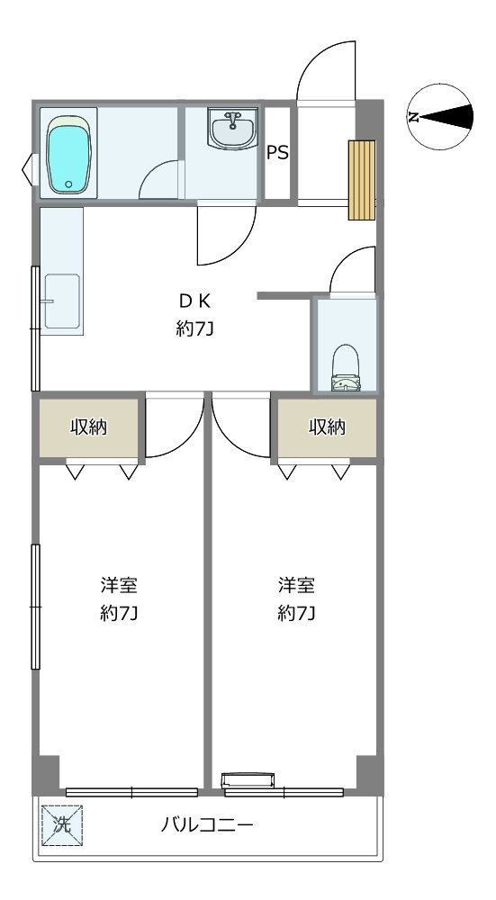 東京都大田区大森北２ 大森海岸駅 2DK マンション 賃貸物件詳細