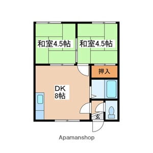 ウルトラマンション 2階 2DK 賃貸物件詳細