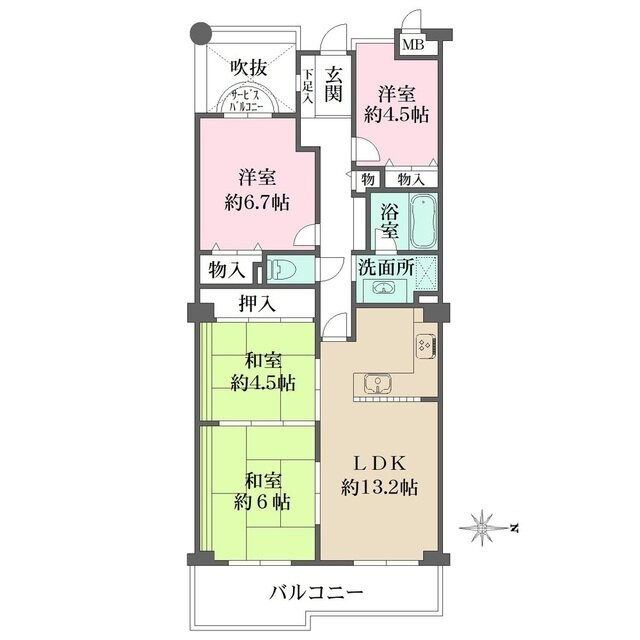 兵庫県神戸市東灘区深江南町１ 芦屋駅 4LDK マンション 賃貸物件詳細