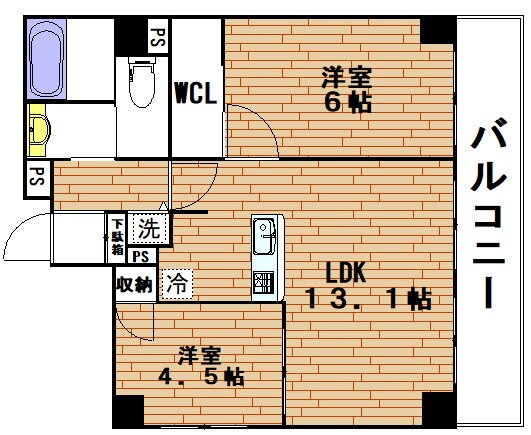 東京都台東区柳橋２ 蔵前駅 2LDK マンション 賃貸物件詳細