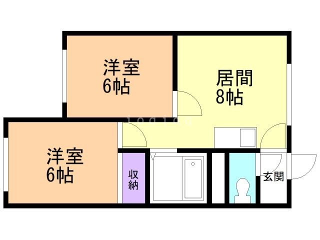北海道札幌市東区北四十四条東１４ 栄町駅 2LDK マンション 賃貸物件詳細