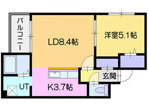北海道小樽市東雲町 小樽駅 1LDK マンション 賃貸物件詳細