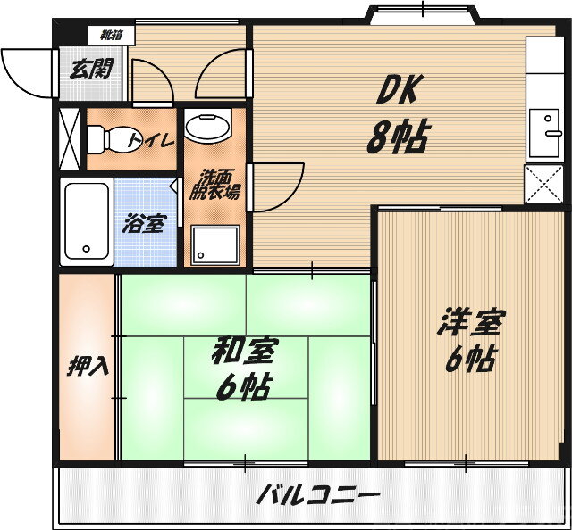 大阪府高槻市寿町２ 富田駅 2DK マンション 賃貸物件詳細
