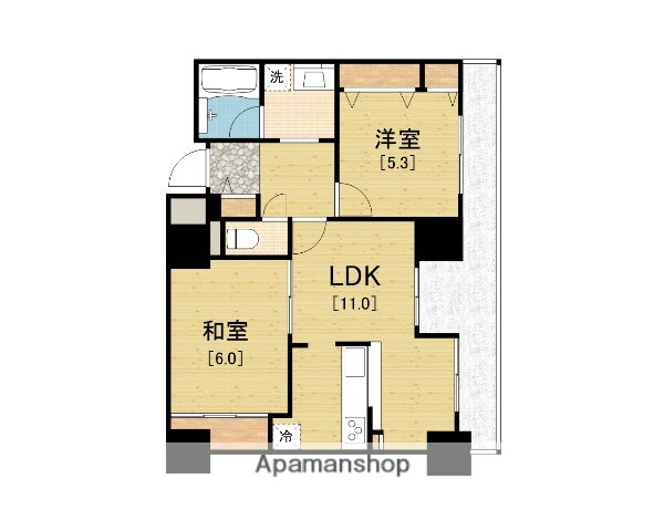 住之江フタバビル（ＦＵＴＡＢＡ） 3階 2LDK 賃貸物件詳細