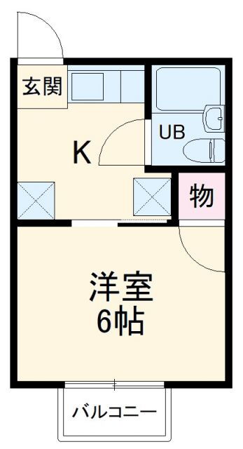 愛知県瀬戸市汗干町 新瀬戸駅 1K アパート 賃貸物件詳細