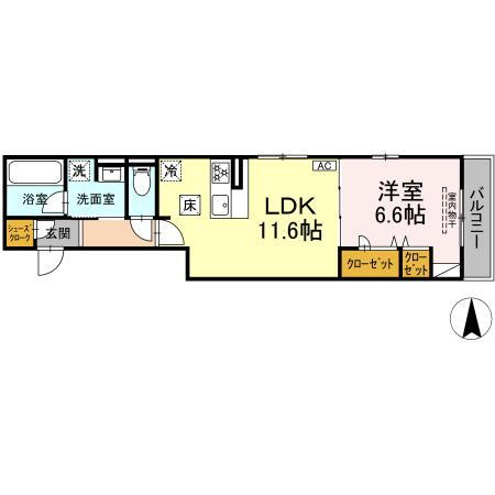 愛媛県松山市西石井１ いよ立花駅 1LDK アパート 賃貸物件詳細