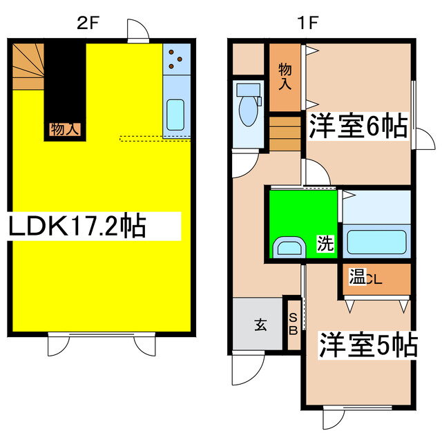 北海道厚岸郡厚岸町港町２ 2LDK 一戸建て 賃貸物件詳細