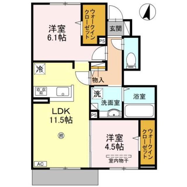大阪府大東市太子田２ 住道駅 2LDK アパート 賃貸物件詳細