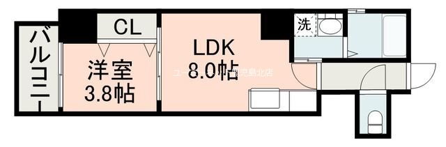 さくらヒルズ大黒町 5階 1LDK 賃貸物件詳細