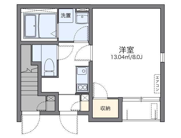 千葉県松戸市千駄堀 八柱駅 1K アパート 賃貸物件詳細