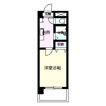 ベルエアー 3階 1K 賃貸物件詳細