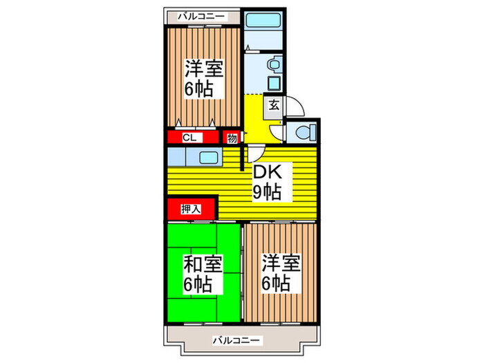 埼玉県さいたま市中央区本町東６ 北与野駅 3DK マンション 賃貸物件詳細