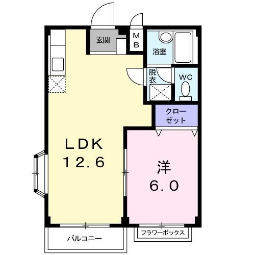 茨城県古河市三杉町２ 古河駅 1LDK アパート 賃貸物件詳細