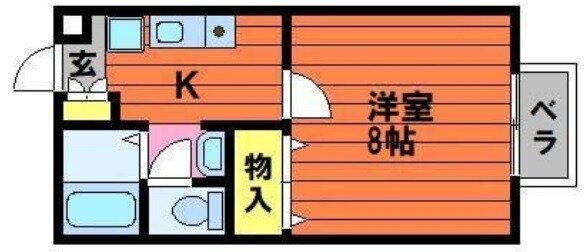 岡山県倉敷市酒津 倉敷駅 1K アパート 賃貸物件詳細