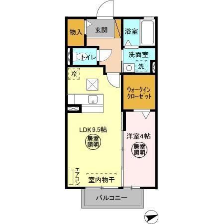 千葉県木更津市ほたる野２ 上総清川駅 1LDK アパート 賃貸物件詳細