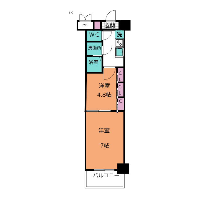 愛知県名古屋市緑区桃山３ 神沢駅 2K マンション 賃貸物件詳細