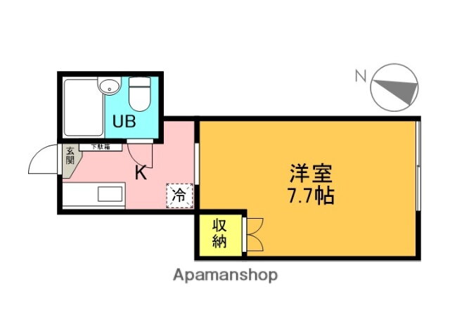 モンシャトー箕輪 1階 1K 賃貸物件詳細