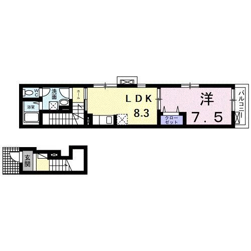 東京都江戸川区松江４ 船堀駅 1LDK アパート 賃貸物件詳細