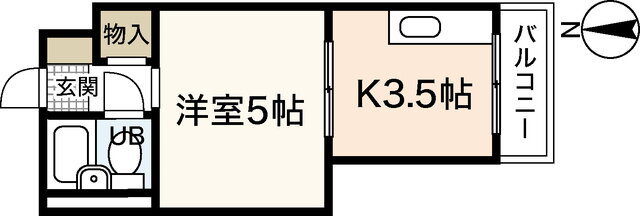 広島県広島市中区舟入中町 舟入本町駅 1K マンション 賃貸物件詳細