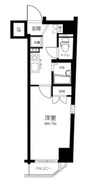 東京都港区白金３ 白金高輪駅 1K マンション 賃貸物件詳細